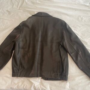 Men’s Brooks Brothers Lamb Leather Jacket